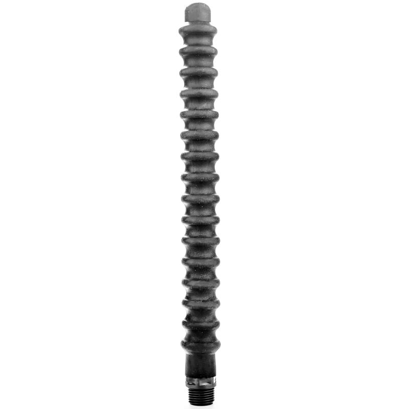 ALL BLACK - MEGA RIPPLE SHOWER ANAL SILICONE 28.5 CM - 53Xshop
