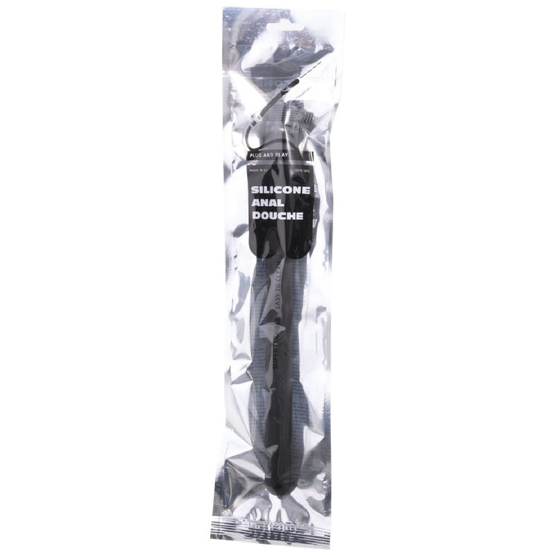 ALL BLACK - MEGA RIPPLE SHOWER ANAL SILICONE 28.5 CM - 53Xshop