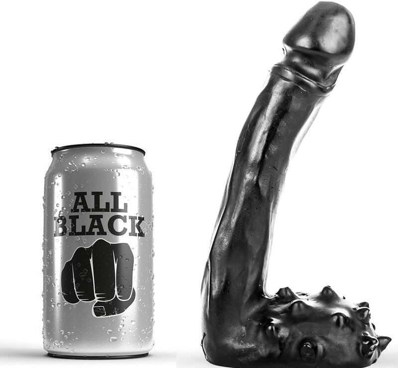 ALL BLACK - DILDO REALISTIC 19 CM - 53Xshop