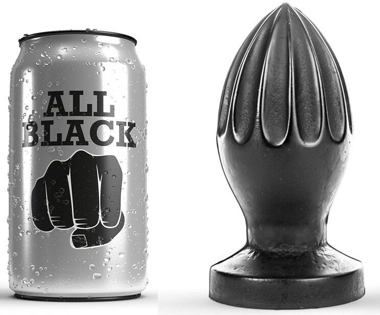ALL BLACK - PLUG ANAL 12 CM - 53Xshop