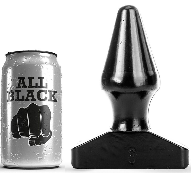 ALL BLACK - PLUG ANAL 15,5 CM - 53Xshop