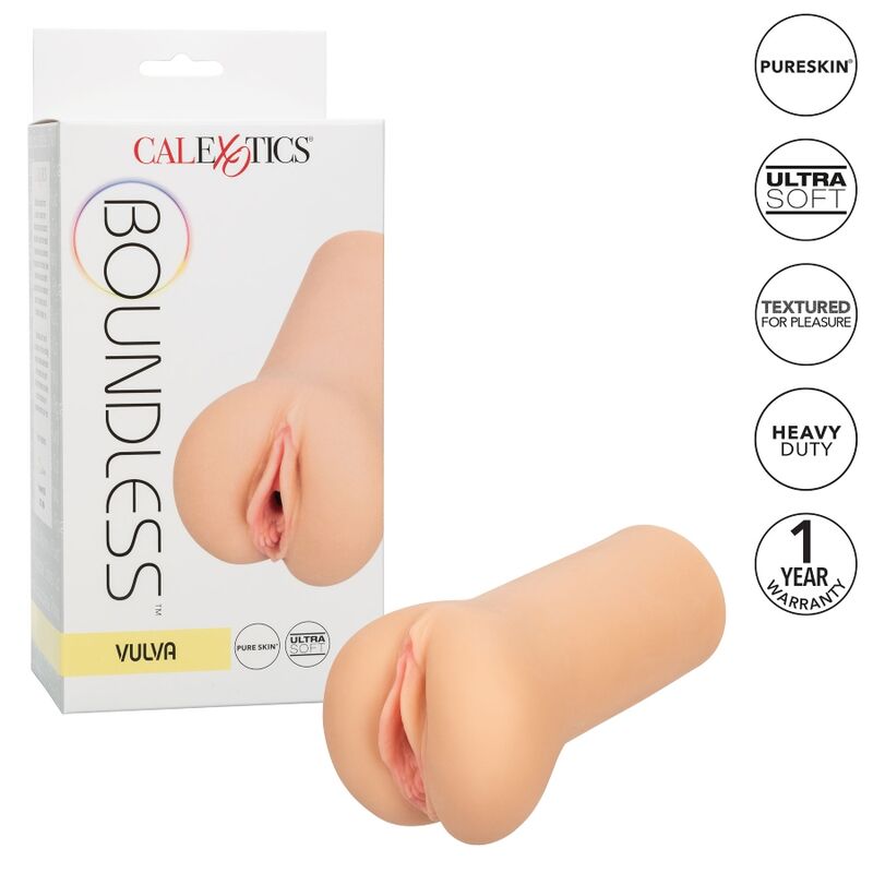 CALEXOTICS - BOUNDLESS VULVA STROKER LIGHT SKIN - 53Xshop