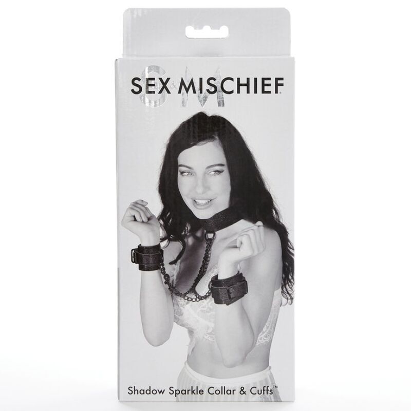 SEX & MICHIEF - SHADOW SPARKLE COLLAR AND CUFFS - 53Xshop