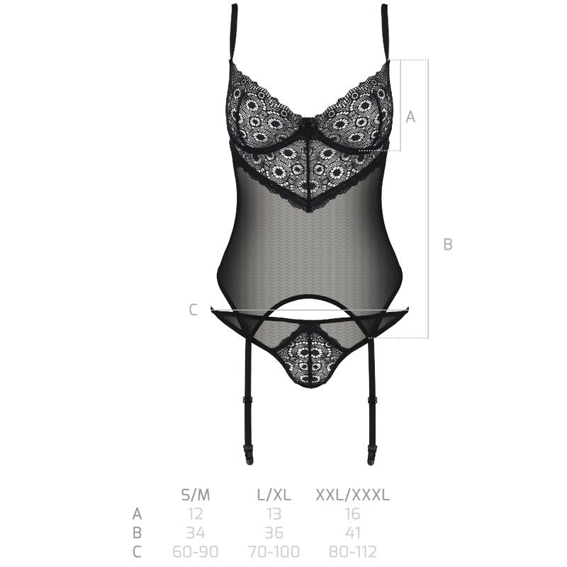 PASSION - ZINNIA CORSET ECO COLLECTION S/M - 53Xshop