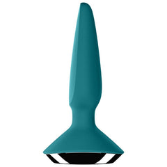 SATISFYER - PLUG ILICIOUS 1 PLUG VIBRATOR GREEN - 53Xshop