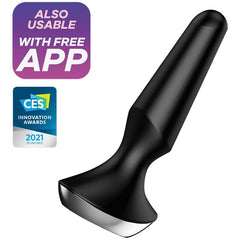 SATISFYER - PLUG ILICIOUS 2 PLUG VIBRATOR BLACK - 53Xshop