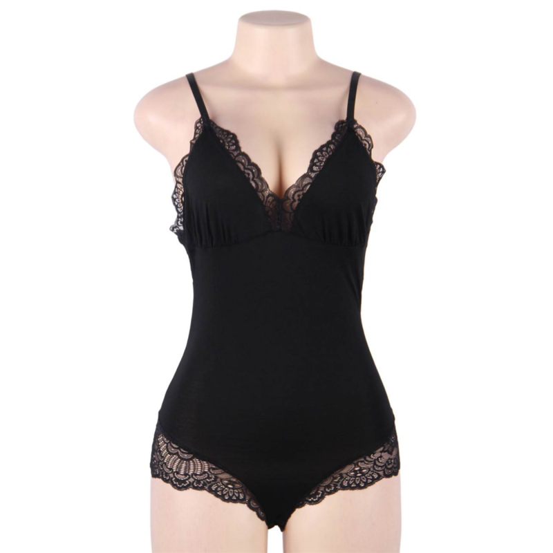 QUEEN LINGERIE - LACE TEDDY S/M - 53Xshop