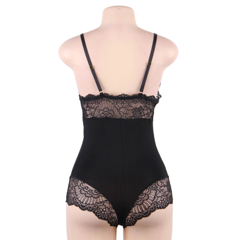 QUEEN LINGERIE - LACE TEDDY S/M - 53Xshop