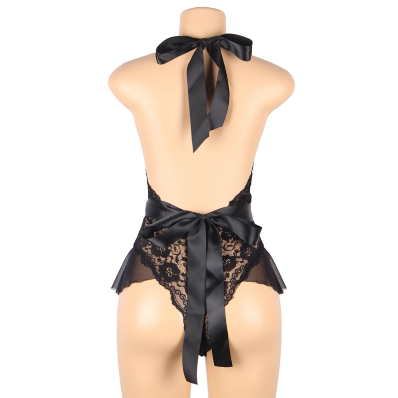 QUEEN LINGERIE - LOW LOW LACE TEDDY S/M - 53Xshop