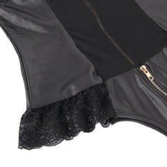 QUEEN LINGERIE - TEDDY WITH ZIPPER S/M - 53Xshop