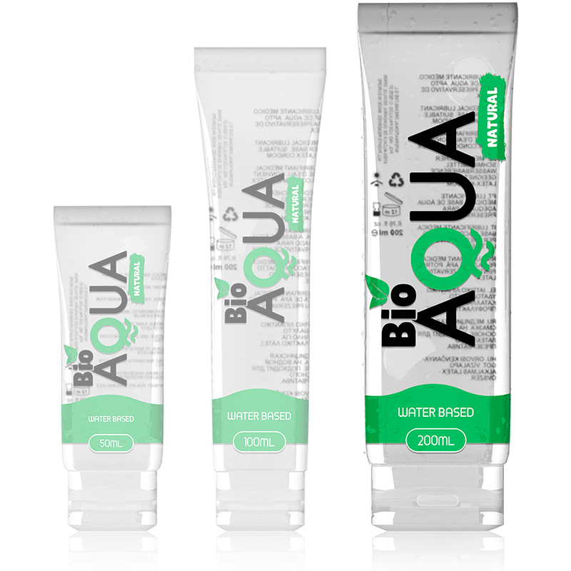 BIOAQUA - LUBRICANT NATURAL INGREDIENTS WATER BASED 200 ML - 53Xshop