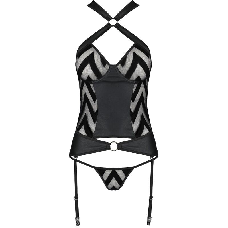 PASSION - HIMA CORSET ECOLOGICAL LEATHER S/M - 53Xshop