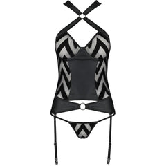 PASSION - HIMA CORSET ECOLOGICAL LEATHER S/M - 53Xshop