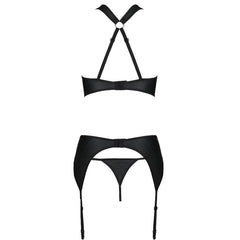PASSION - AMANDA ECOLOGICAL LEATHER SET S/M - 53Xshop