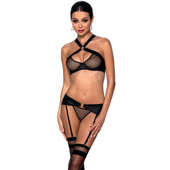 PASSION - AMANDA ECOLOGICAL LEATHER SET S/M - 53Xshop