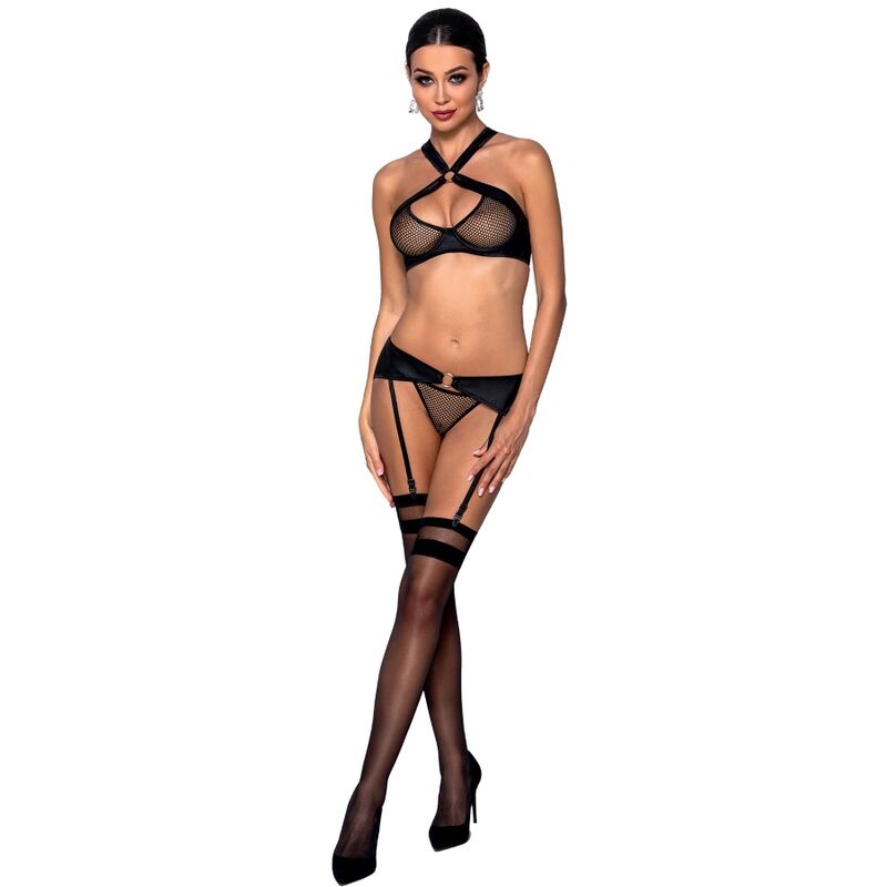 PASSION - AMANDA ECOLOGICAL LEATHER SET S/M - 53Xshop