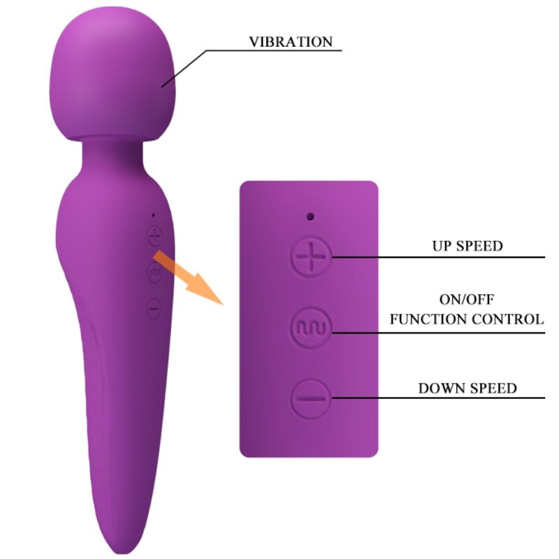 PRETTY LOVE - MEREDITH MASSAGER 12 VIBRATION MODES - 53Xshop