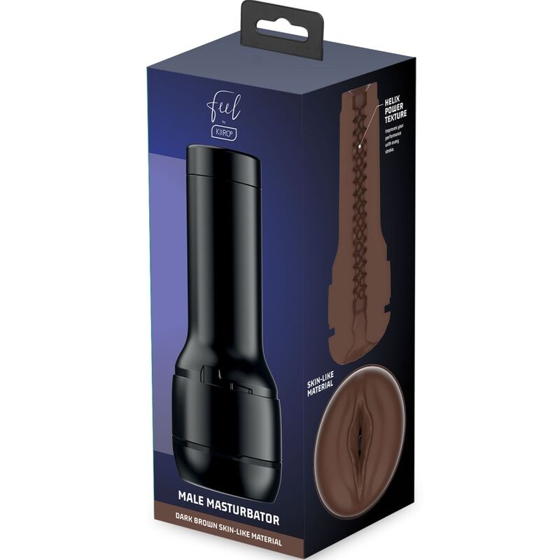 KIIROO - FEEL STROKER MASTURBATOR STIMULATOR - DARK BROWN - 53Xshop