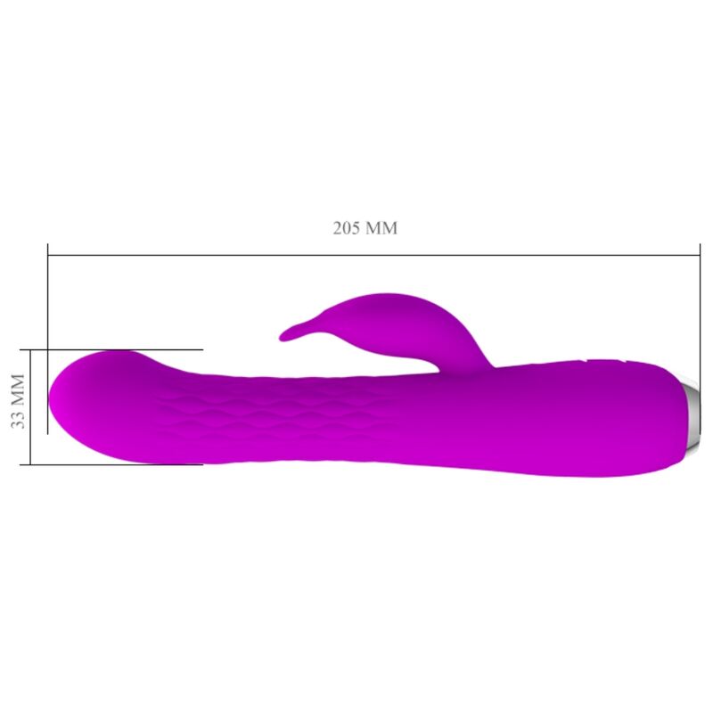 PRETTY LOVE - MOLLY VIBRATOR WITH RECHARGEABLE ROTATION - 53Xshop