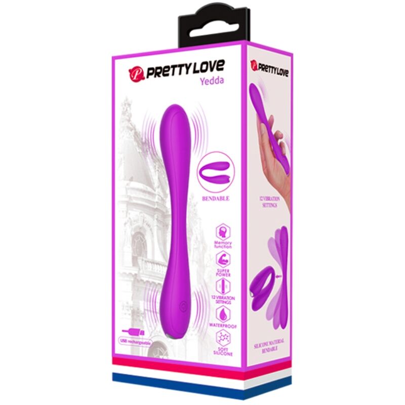 PRETTY LOVE - YEDDA FLEXIBLE VIBRATOR - 53Xshop
