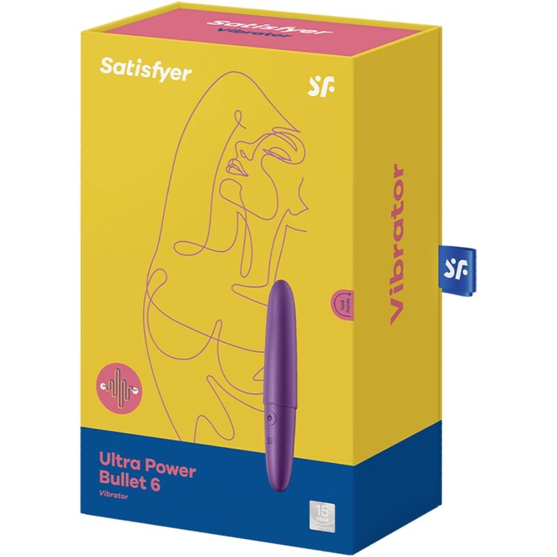 SATISFYER - ULTRA POWER BULLET 6 PURPLE - 53Xshop