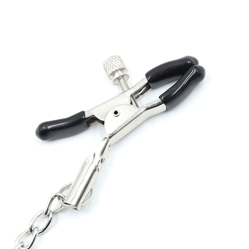 OHMAMA FETISH - NIPPLE Clamps WITH CHAIN AND BELLS - 53Xshop