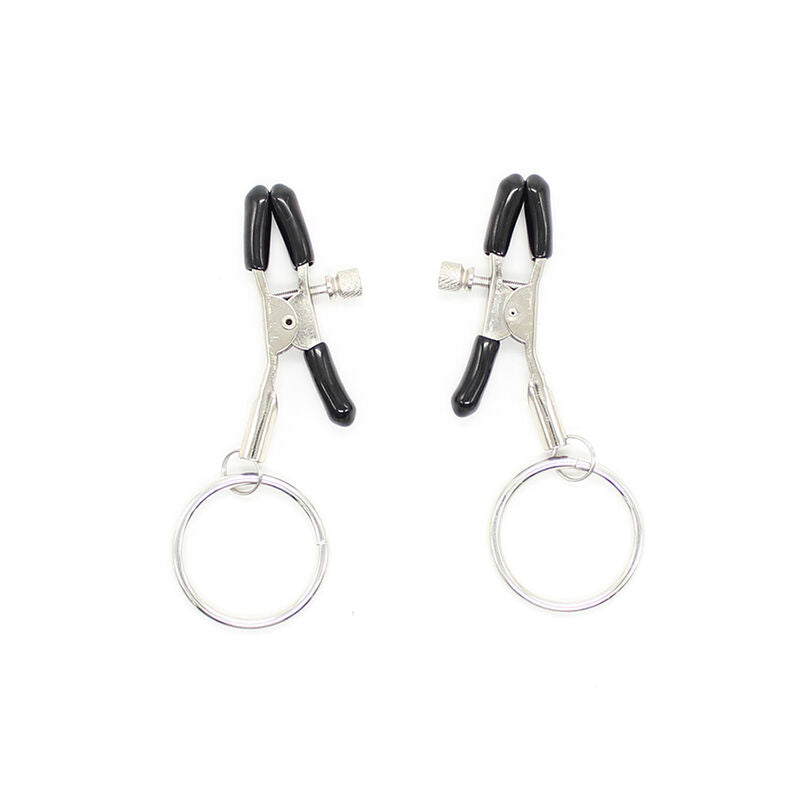 OHMAMA FETISH - NIPPLE CLAMPS WITH RINGS - 53Xshop