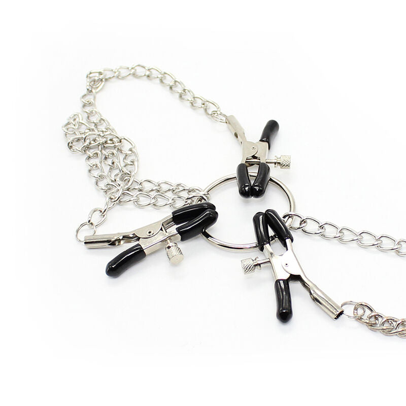 OHMAMA FETISH - 3 IN 1 METAL NIPPLE CLAMPS - 53Xshop