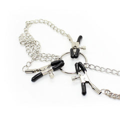 OHMAMA FETISH - 3 IN 1 METAL NIPPLE CLAMPS - 53Xshop