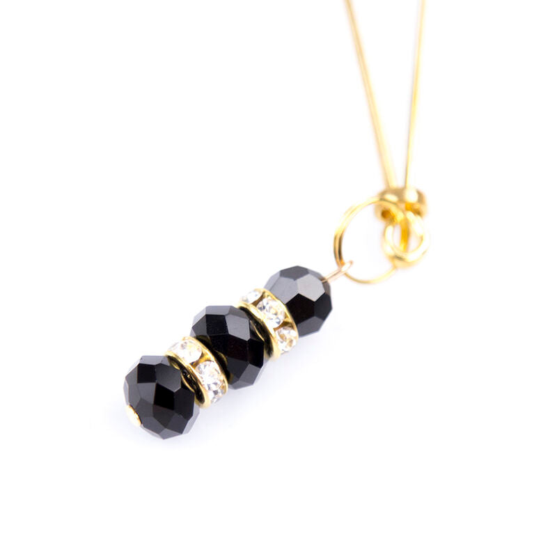 OHMAMA FETISH - NIPPLE CLAMPS WITH JEWEL PENDANT - 53Xshop
