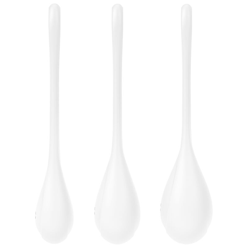 SATISFYER - YONI POWER 1 TRAINING SET WHITE - 53Xshop