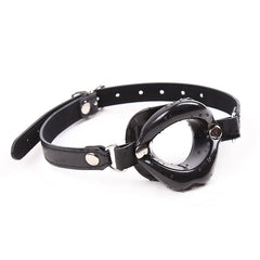 OHMAMA FETISH - BLACK LIP GAG WITH STRAP