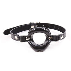 OHMAMA FETISH - BLACK LIP GAG WITH STRAP