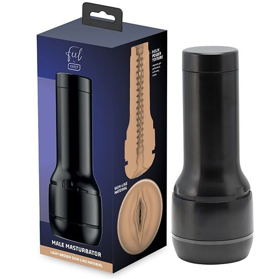 KIIROO - FEEL STROKER MASTURBATOR STIMULATOR - LIGHT BROWN - 53Xshop
