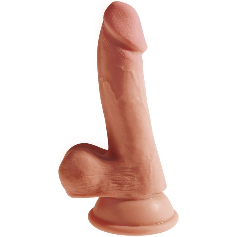 KING COCK - PLUS GODE 3D AVEC COUILLES 17 CM