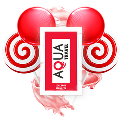 AQUA TRAVEL - LUBRIFIANT À BASE D'EAU AU GOÛT DE SUCETTE 6 ML