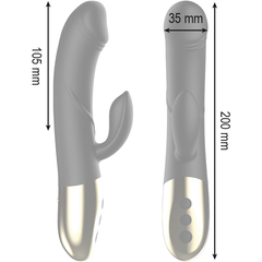 IBIZA - POWERFUL ANATOMICAL VIBRATOR WITH RABBIT