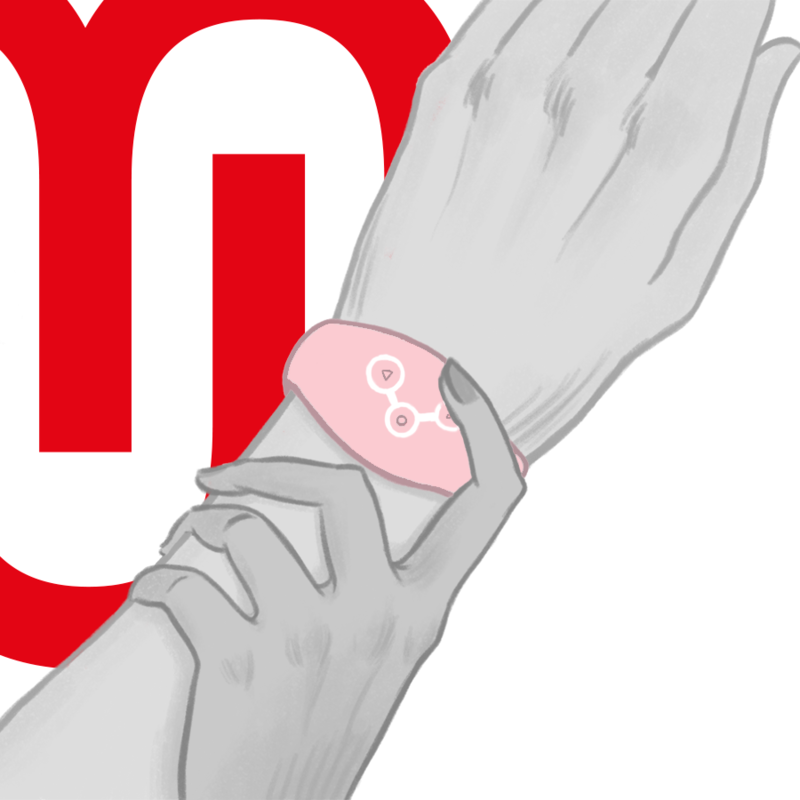 WATCHME - WIRELESS TECHNOLOGY WATCH SOFT PINK - 53Xshop
