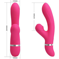 PRETTY LOVE - WILLOW RABBIT VIBRATOR AND SUCKER