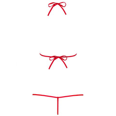 OBSESSIVE - TEDDY LUIZA RED S/M - 53Xshop