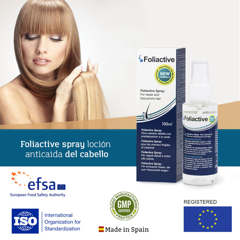 500 COSMETICS - FOLIACTIVE SPRAY. SPRAY TO PREVENT HAIR LOSS AND STIMULATE GROWTH - 53Xshop