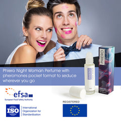 500 COSMETICS - PHIERO NIGHT WOMAN. PERFUME WITH PHEROMONES IN ROLL-ON FORMAT FOR WOMEN - 53Xshop
