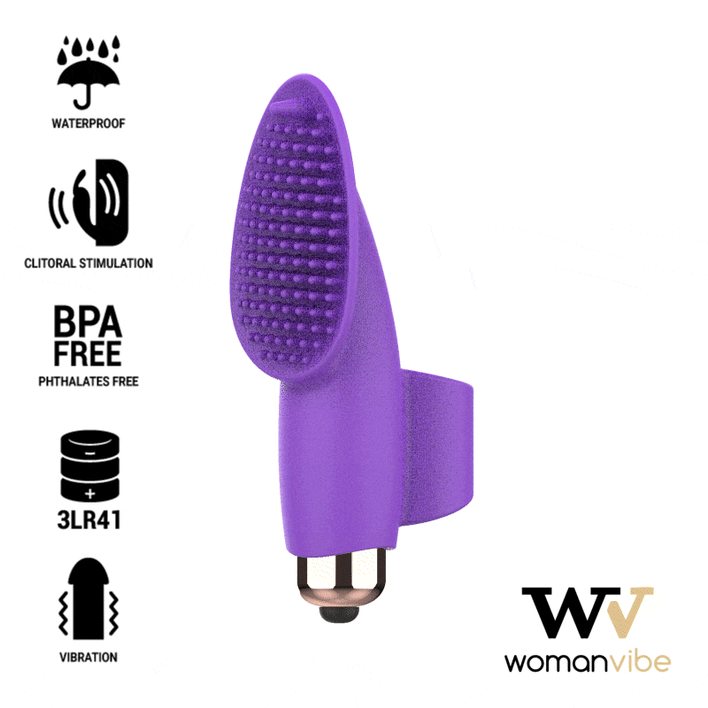 WOMANVIBE - AISHA SILICONE STIMULATOR FINGER - 53Xshop