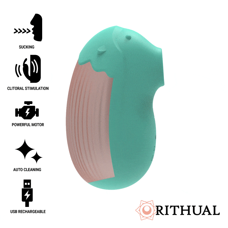 RITHUAL - SHUSHU 2.0 NEW GENERATION CLITORAL AQUA - 53Xshop
