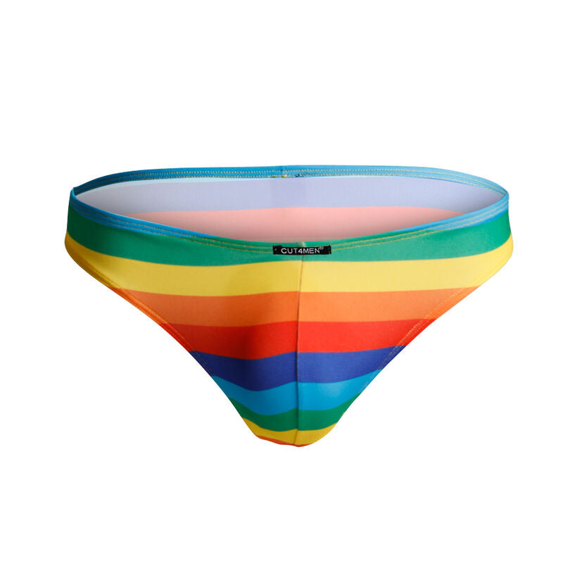 CUT4MEN - LOW RISE BRIEF RAINBOW L