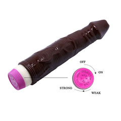 BAILE - WAVES OF PLEASURE VIBRATOR 23 CM BROWN - 53Xshop