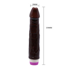 BAILE - WAVES OF PLEASURE VIBRATOR 23 CM BROWN - 53Xshop