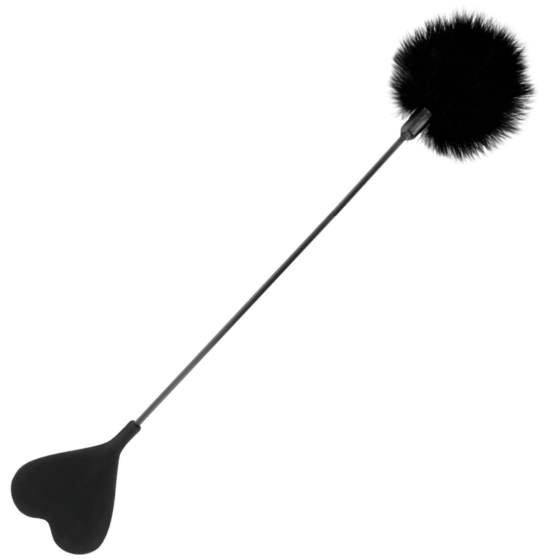 DARKNESS - BLACK LOVE FEATHER WHIP 40 CM - 53Xshop