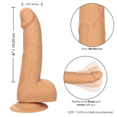 CALEXOTICS - CLOUS SILICONE 15,24 CM PEAU