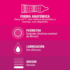 DUREX - DAME PLACER 12 UNITS - 53Xshop